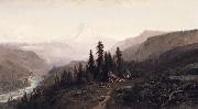William Keith Mount Hood Oregon oil painting on canvas